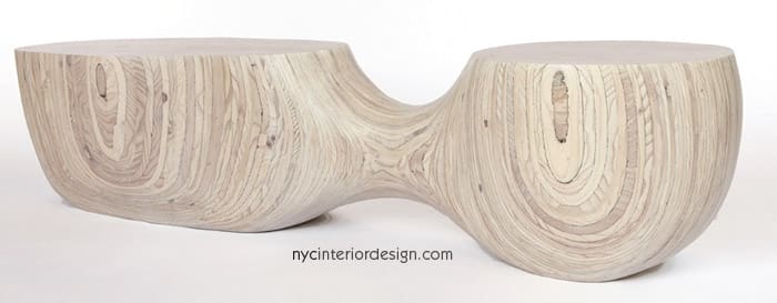 Natural Wood Bench Seating