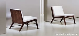 warm, modern restaurant chairs