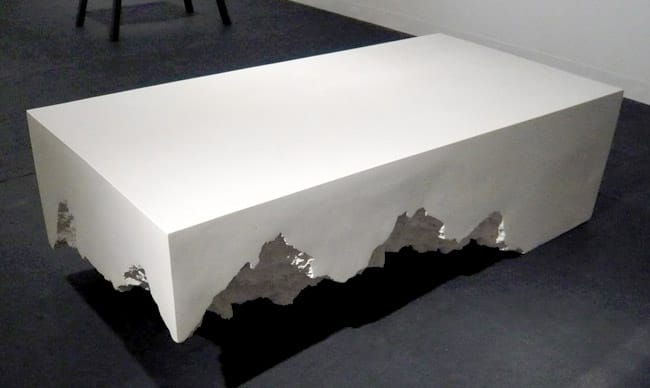 marble coffee table by Snarkitecture