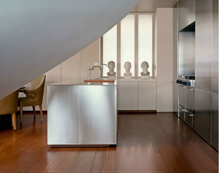 kitchen design - stainless steel