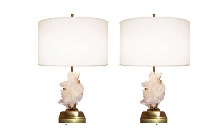 Willy Daro Bronze table lamps