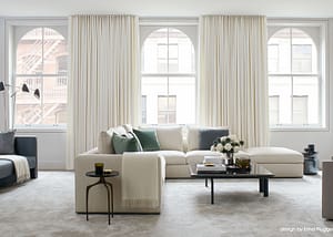 nyc interior design _tribeca penthouse_living room by Erika Flugger