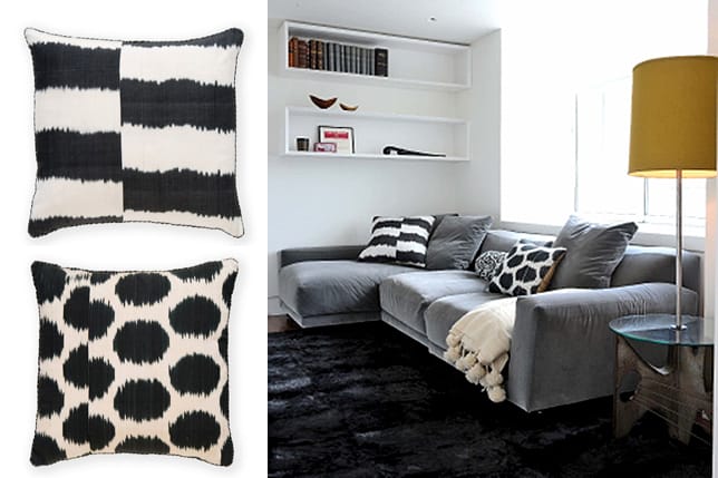 ikat accent pillows madeline weinrib
