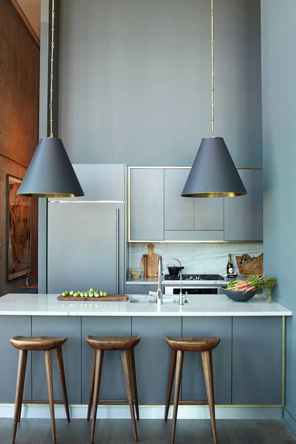 medium gray color in kitchens