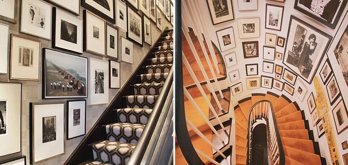 staircase picture wall ideas
