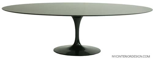 Modern high gloss lacquer dining table